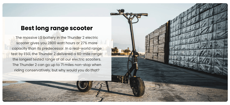 DUALTRON THUNDER 2 ELECTRIC SCOOTER