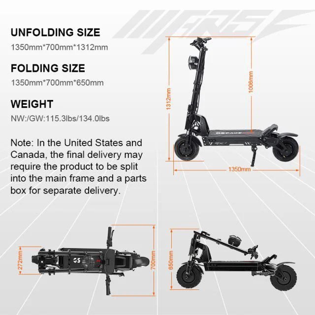 GSPACE Mars ECO Electric Scooter - Image 3