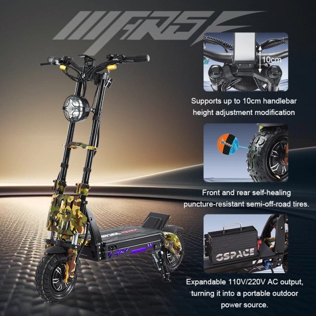 GSPACE Mars GT Electric Scooter - Image 3