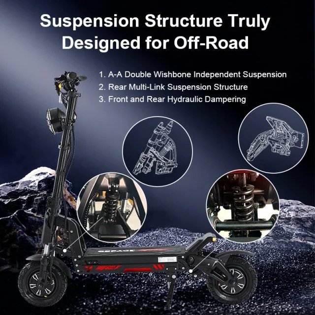 GSPACE Mars ECO Electric Scooter - Image 6