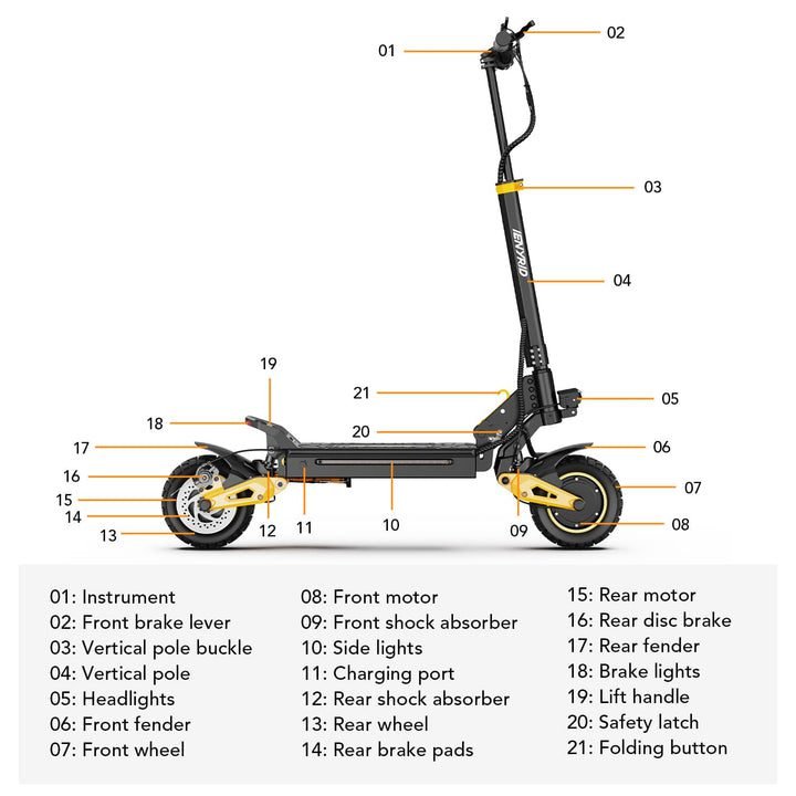 iENYRID ES1 Dual Motor Electric Scooter - Image 6