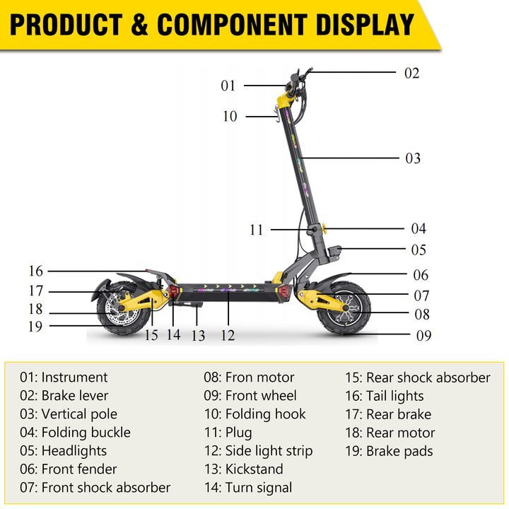 iENYRID ES60 Dual Motor Fast Electric Scooter - Image 10