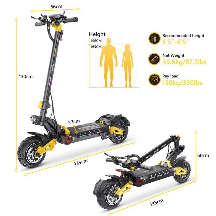 iENYRID ES60 Dual Motor Fast Electric Scooter - Image 12