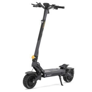 Ausom DT2 Pro electric scooter — front three-quarter view with LED headlight