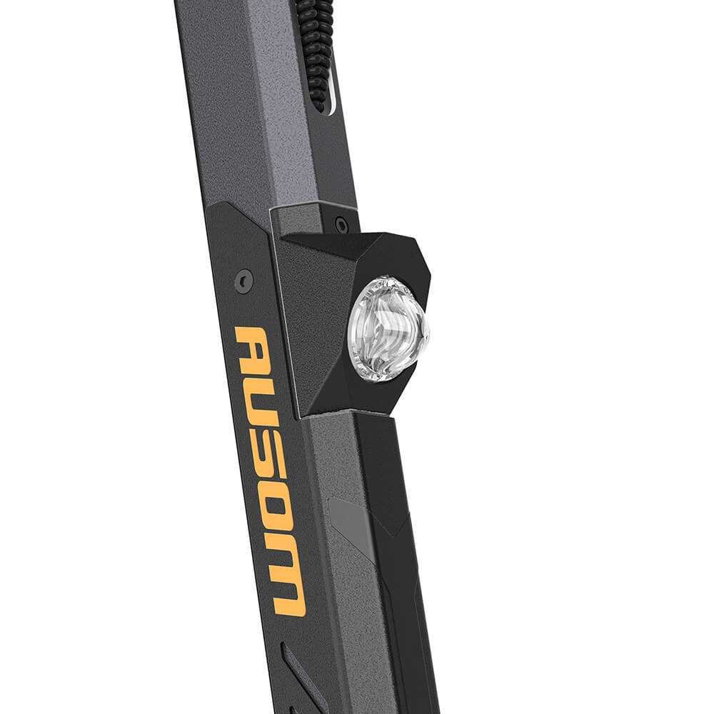 Twin-lens LED headlight on the Ausom DT2 Pro stem