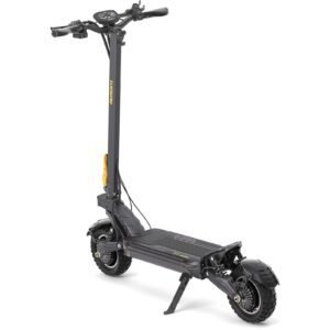 Ausom F1 Max electric scooter — rear three-quarter view