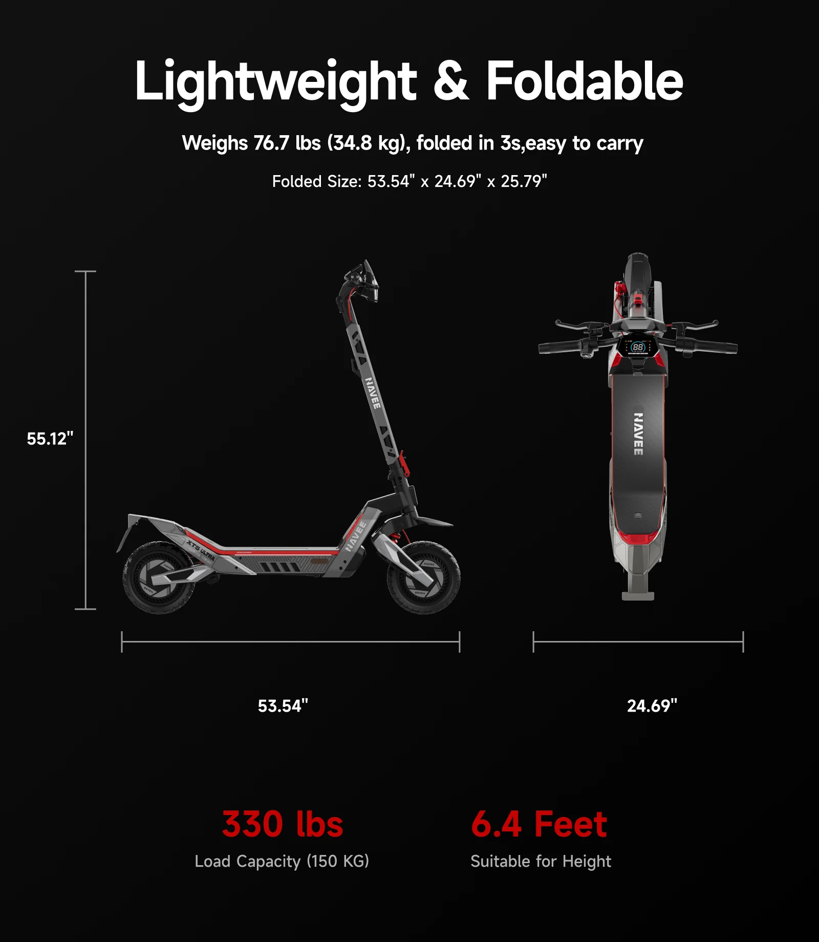 NAVEE XT5 Pro Electric Scooter - Image 2