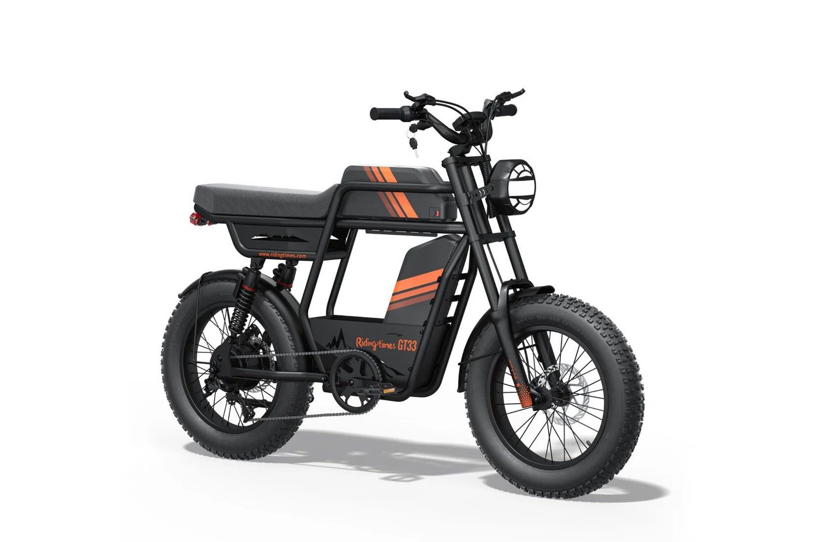 GT33 All-Terrain Cafe Racer Cargo Electric Bike - Image 2