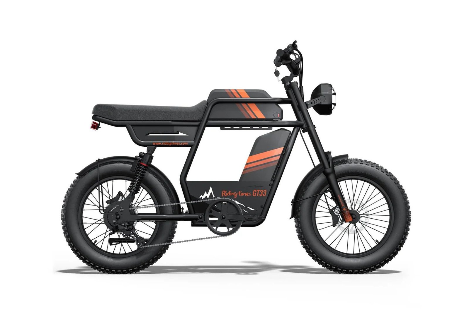 GT33 All-Terrain Cafe Racer Cargo Electric Bike - Image 3