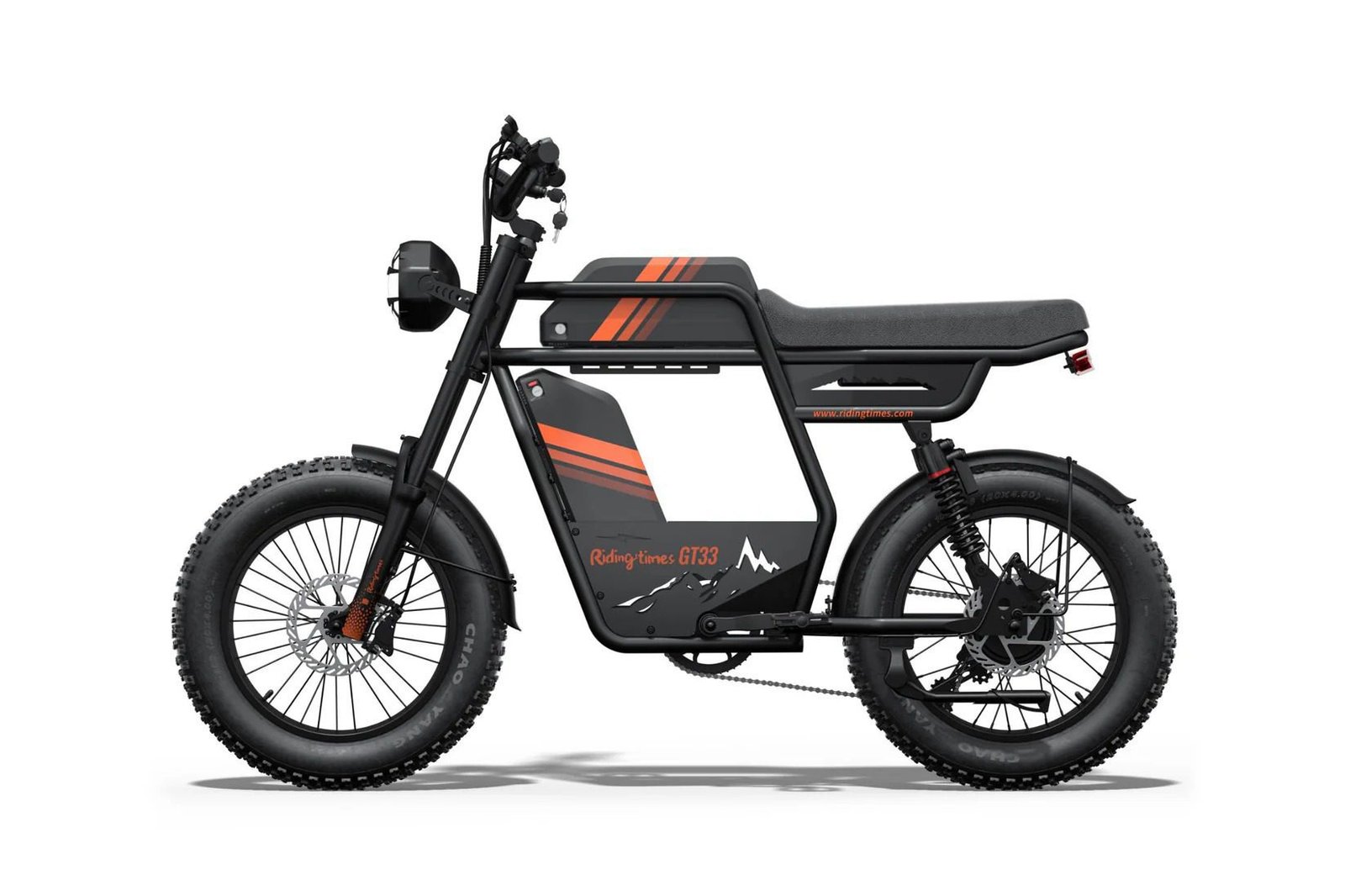 GT33 All-Terrain Cafe Racer Cargo Electric Bike - Image 6