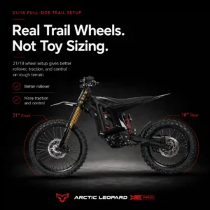 Arctic Leopard XE Pro R Electric Dirt Bike, view 8