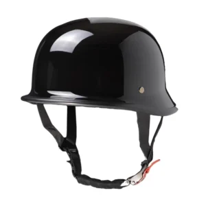 German-Style Vintage Half Helmet with Goggles, view 4