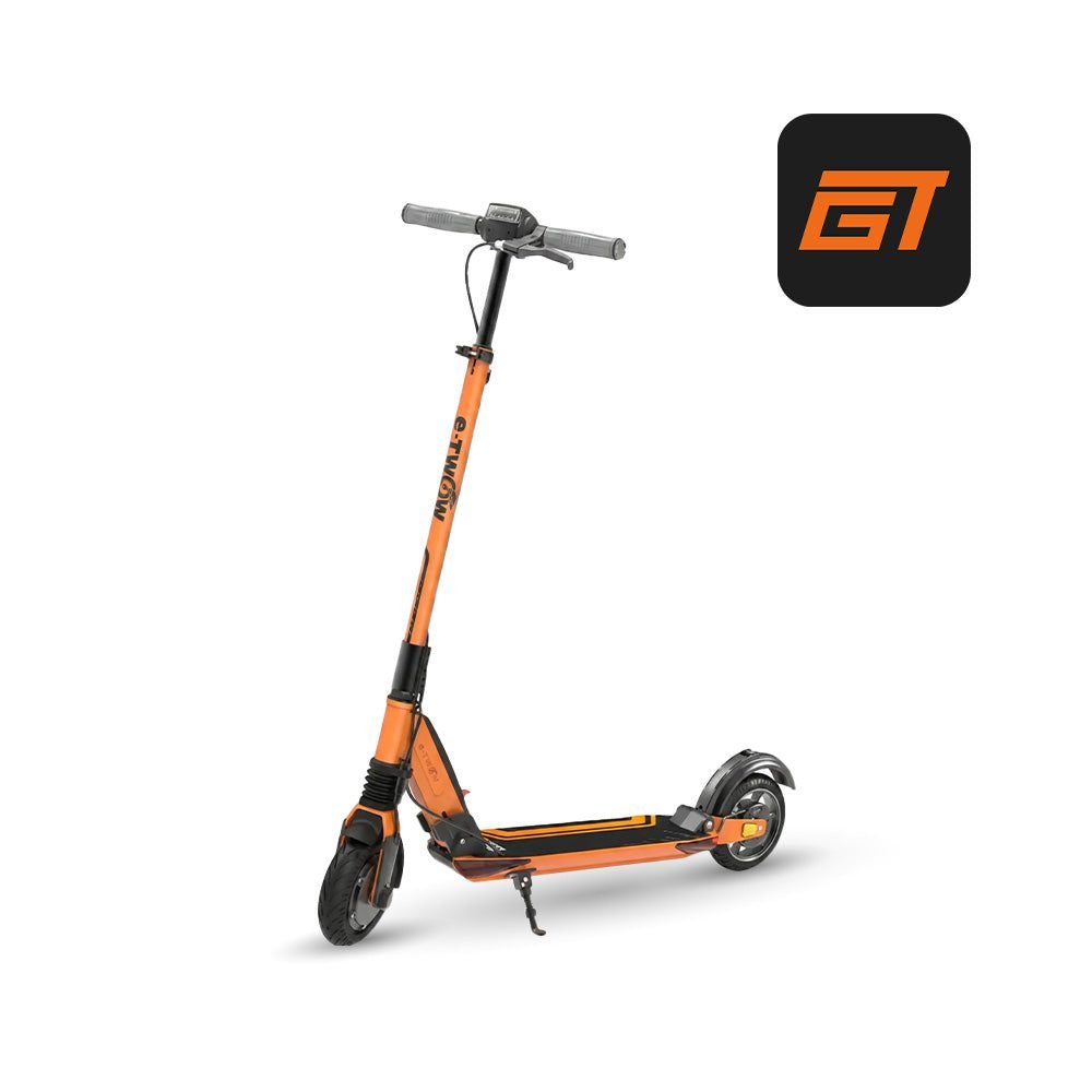 E-TWOW electric scooter charger bag on the GT Sport