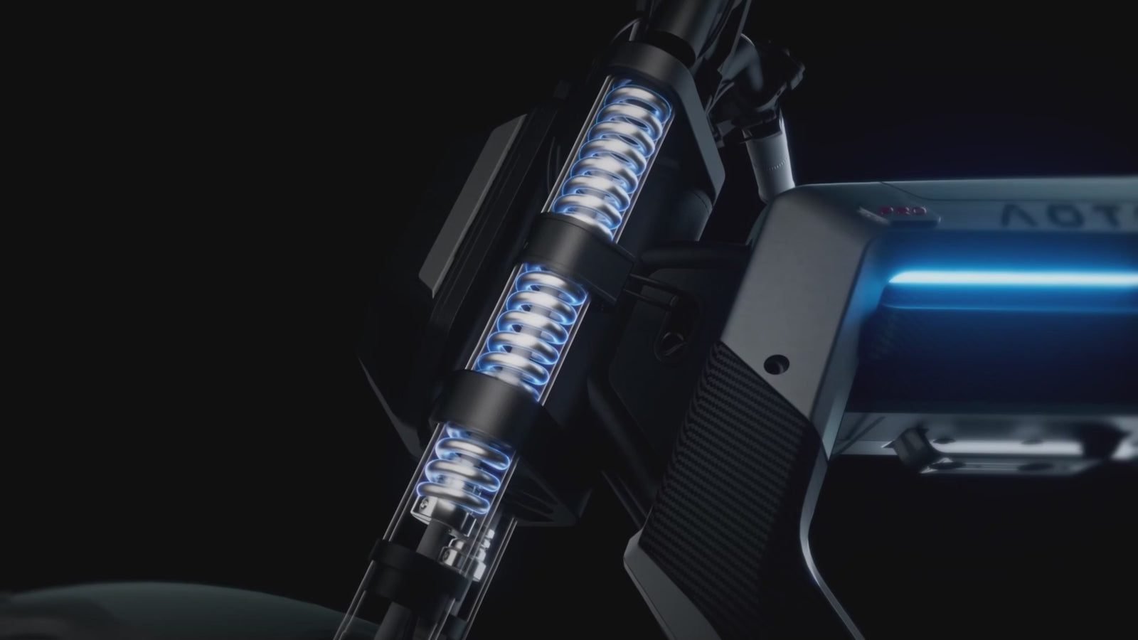 Hydraulic front fork of the FLUX X26 electric bike