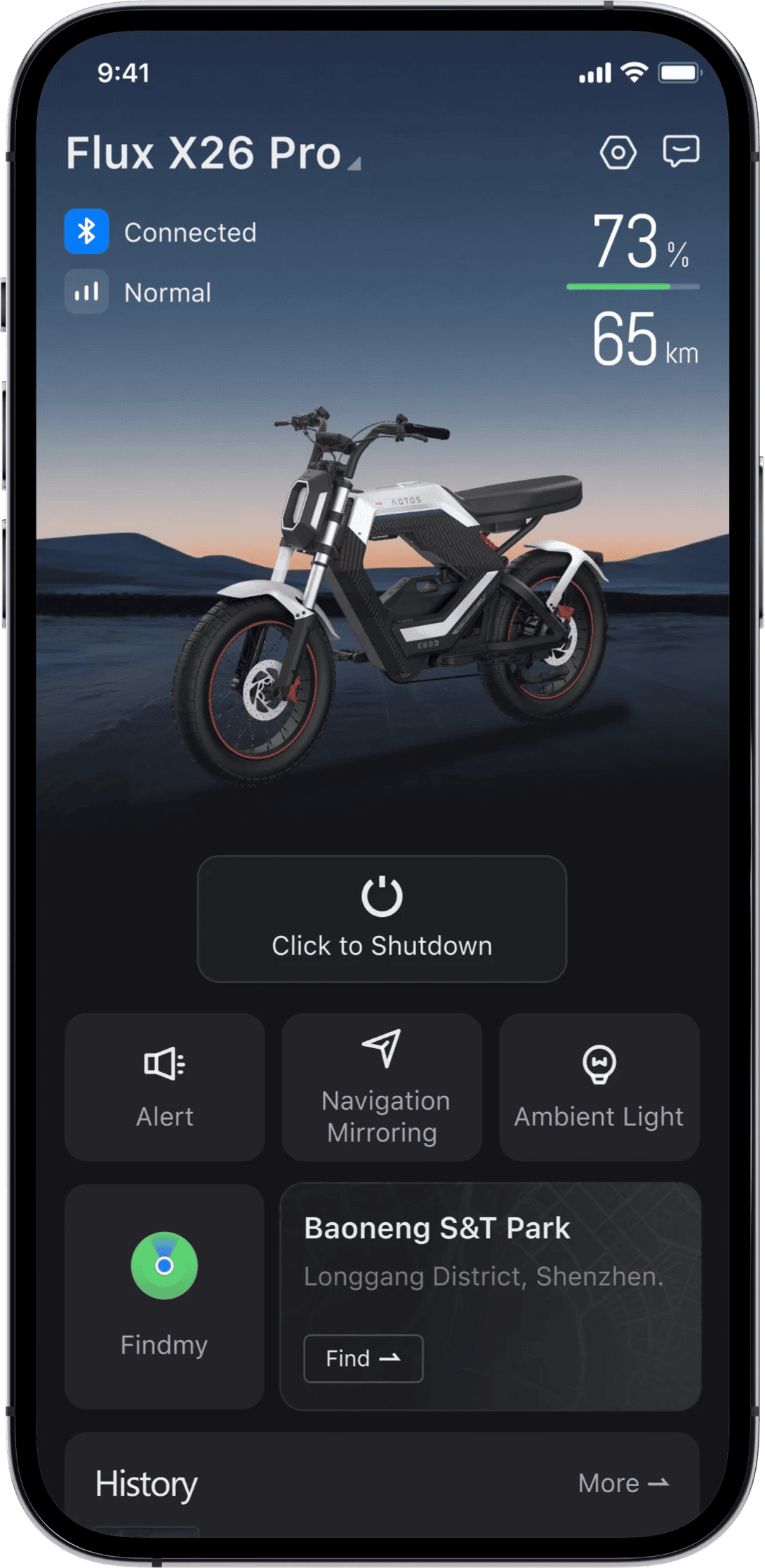 FLUX X26 ride tracking