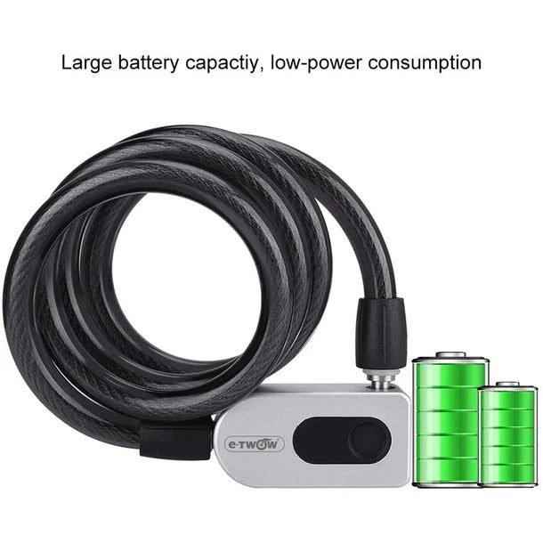Fingerprint lock cable