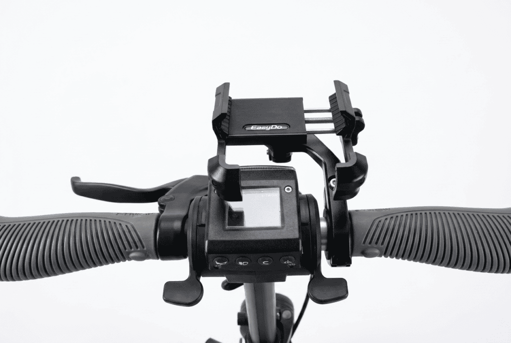 Phone holder with a phone