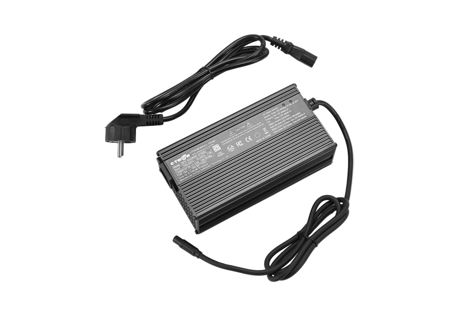 E-TWOW TankTorq fast charger with its cable