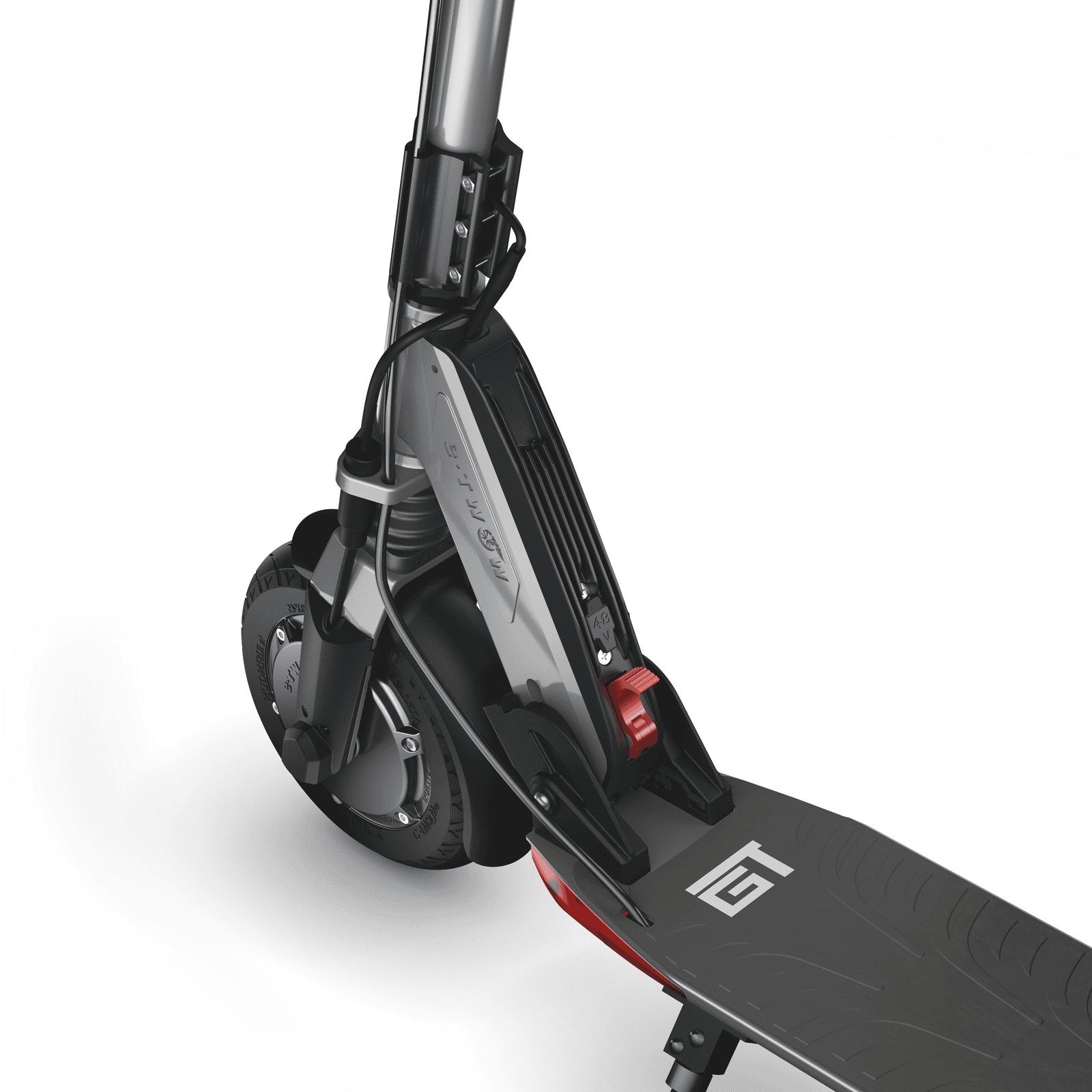 E-TWOW GT SL electric scooter folding system in Grey