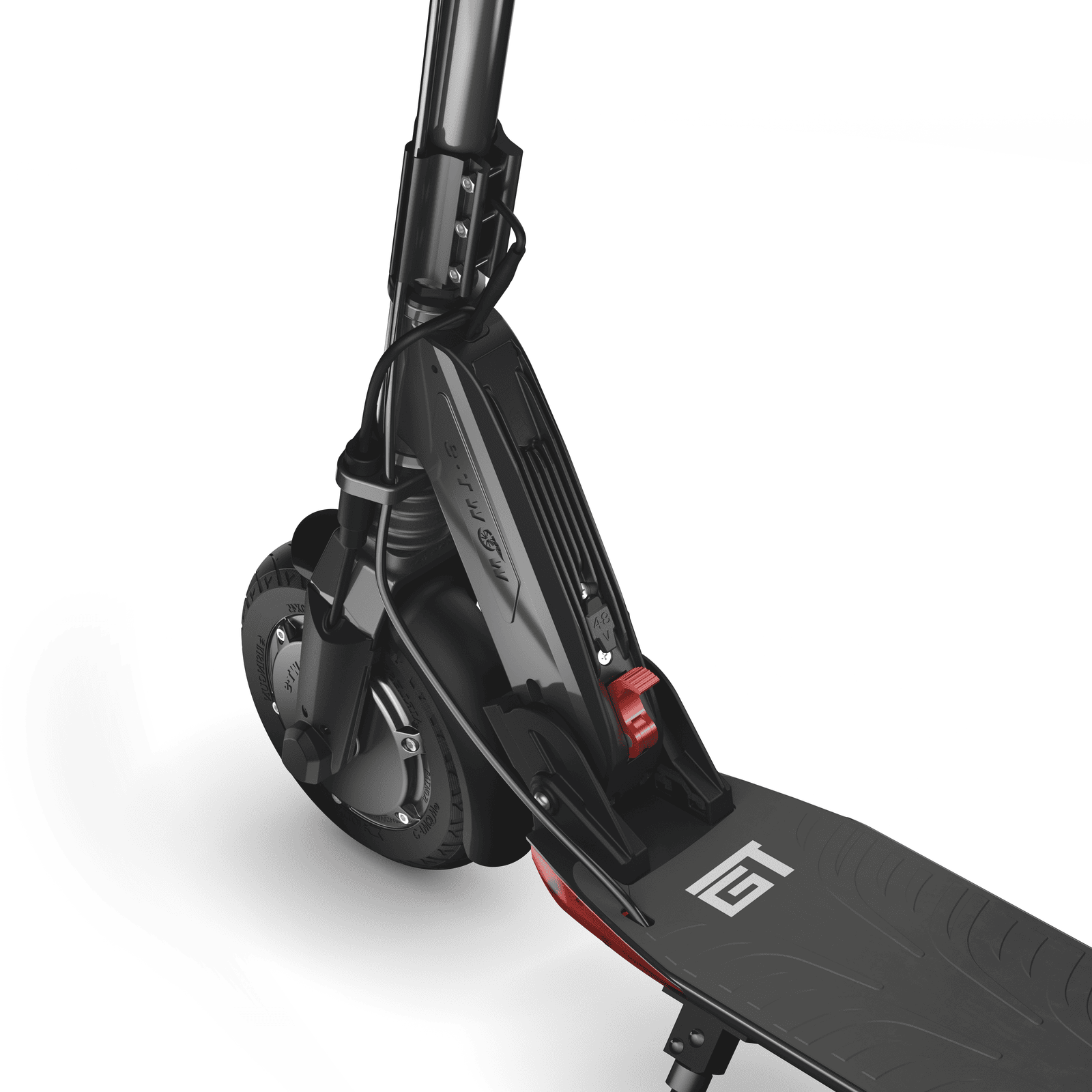 E-TWOW GT SL electric scooter folded in Black
