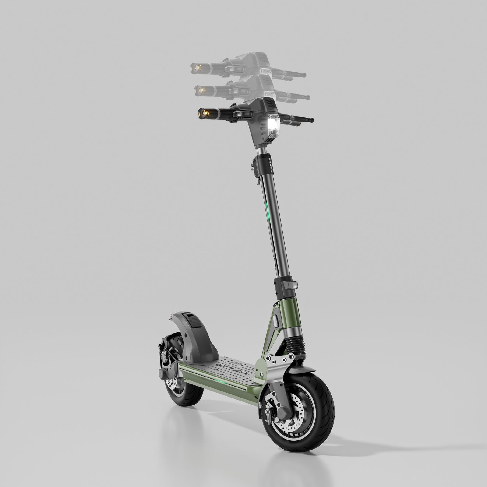 Handlebar and headlight