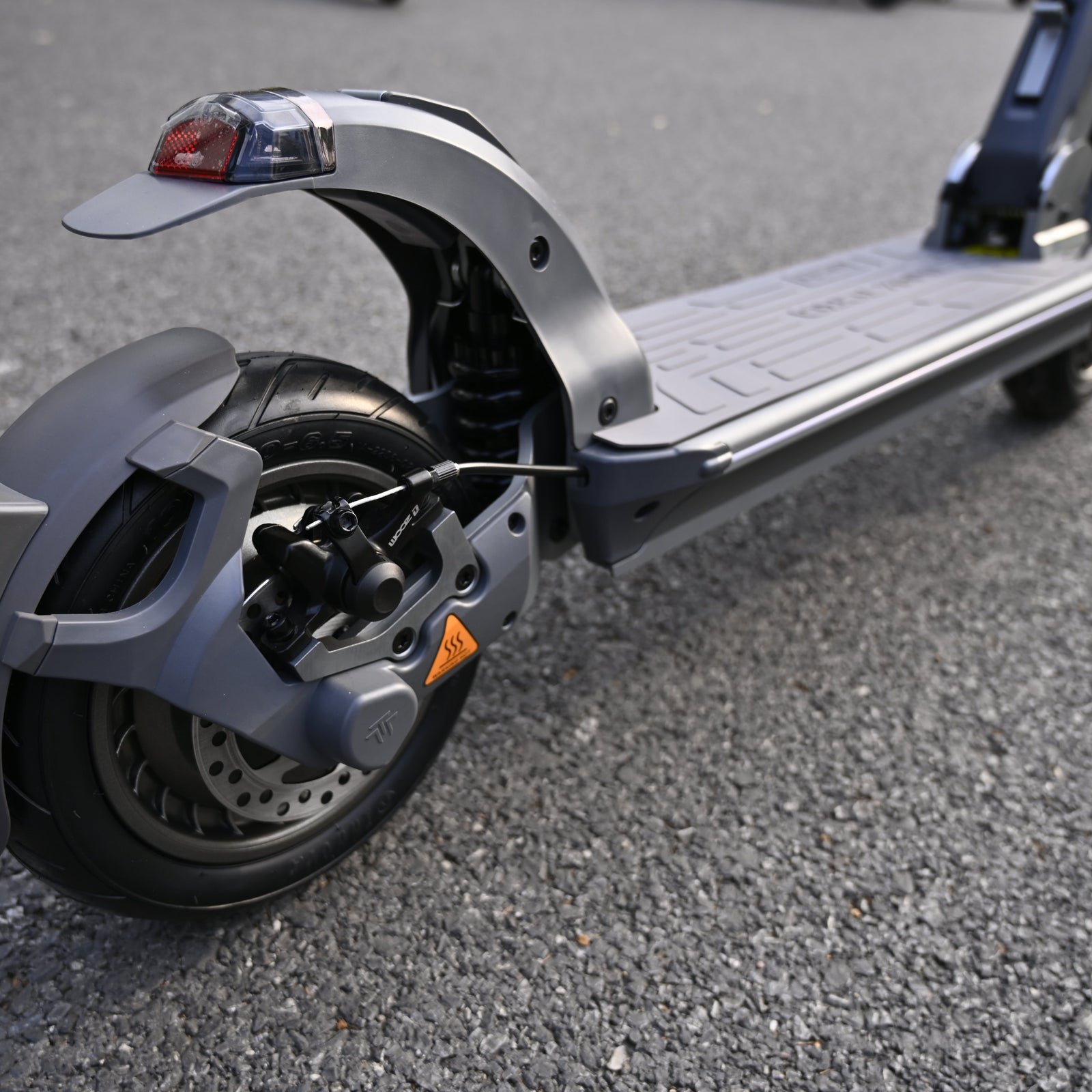 E-TWOW TankTorq TK3 electric scooter rear wheel and tire