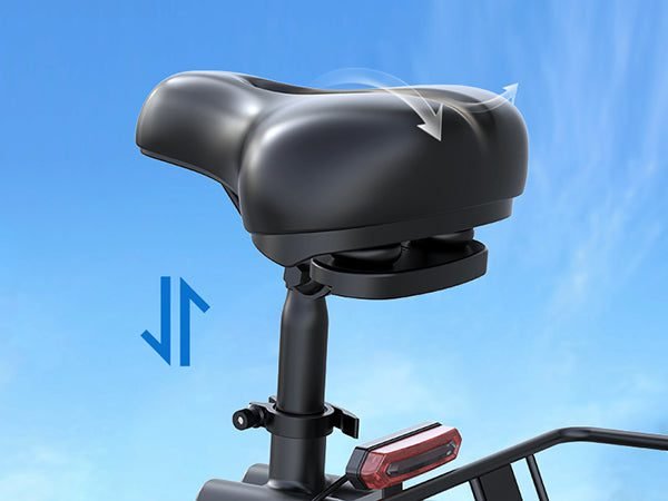 Gyroor C1 scooter saddle with height adjustment