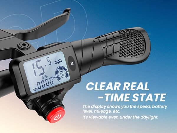 Gyroor C1 scooter LCD display and M button