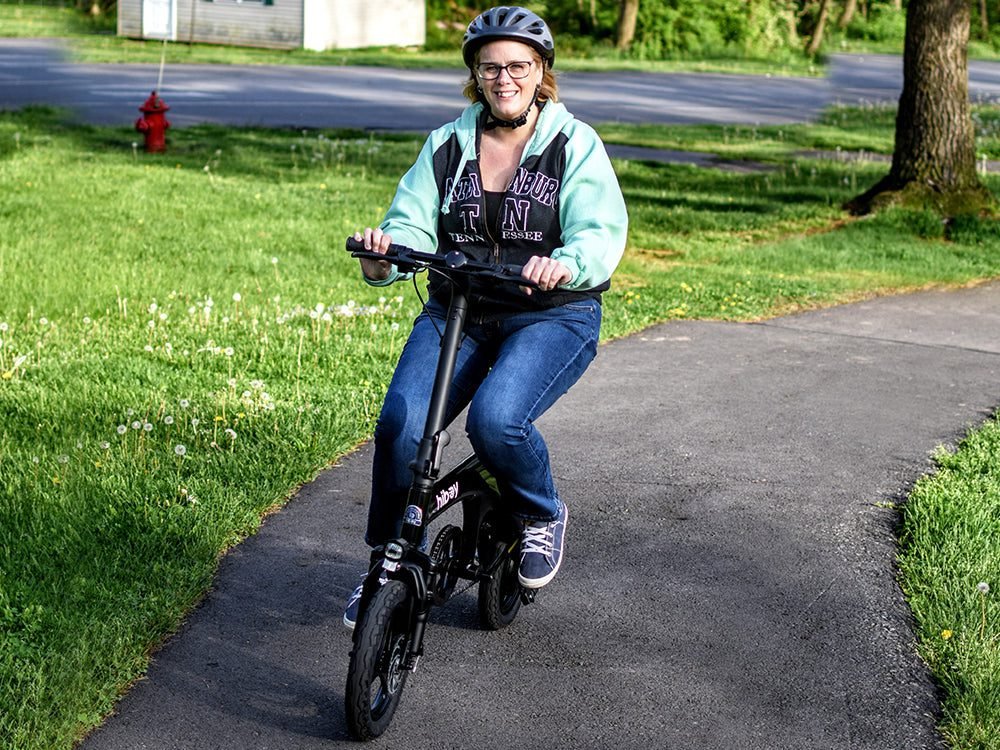 Hiboy C1 Folding Electric Bike: Comfortable Riding Experience
