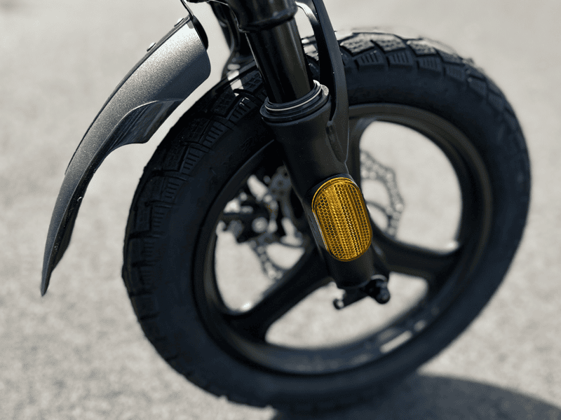 Hiboy C1 Folding Electric Bike: Front Suspension