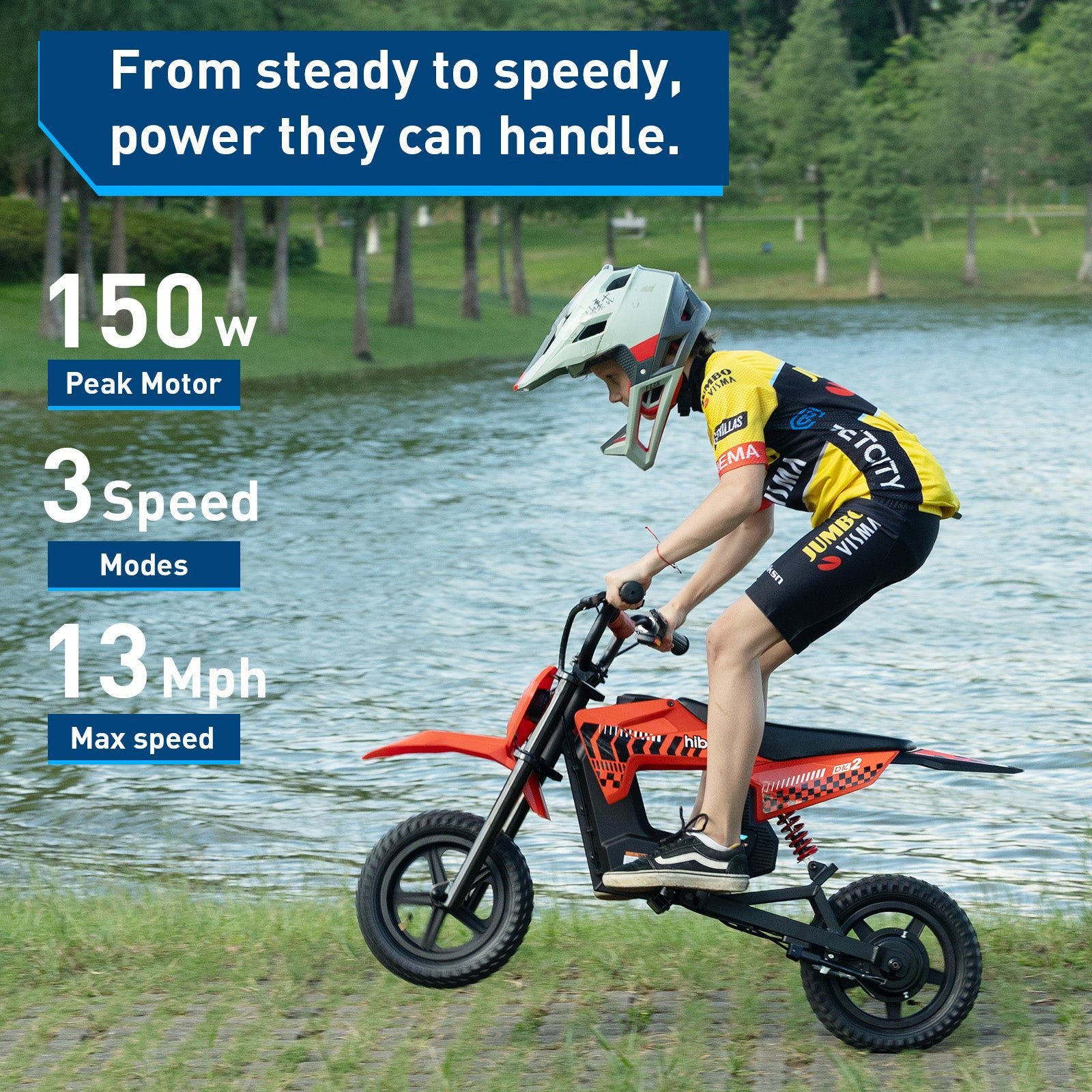 Hiboy DK2 Electric Dirt Bike for Kids Ages 3-7, photo 2