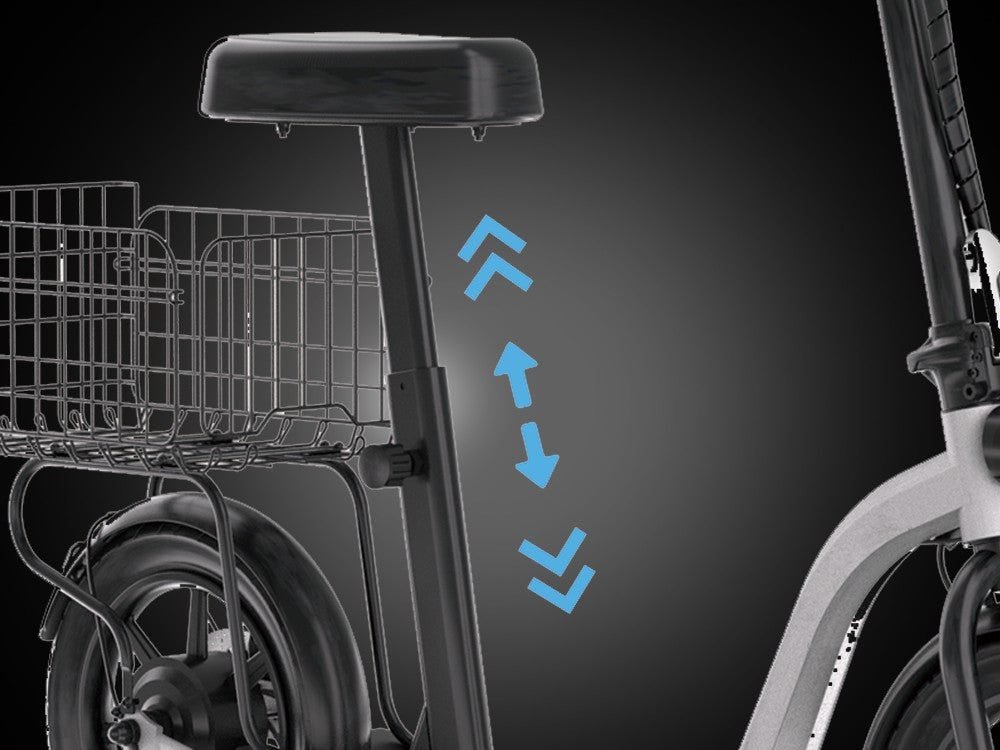 Hiboy ECOM 14 Big Wheel Electric Scooter: Folding & adjustable riser
