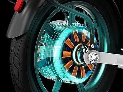 Hiboy ECOM 14 Big Wheel Electric Scooter: Dual Brake System