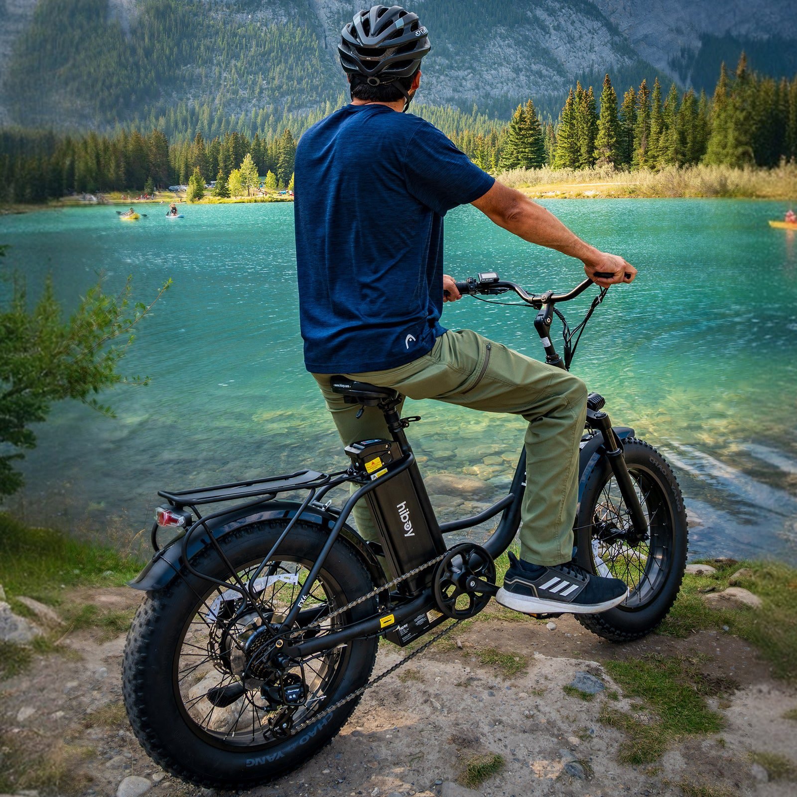 Hiboy EX6 Step-Thru Fat Tire Electric Bike feature banner 2