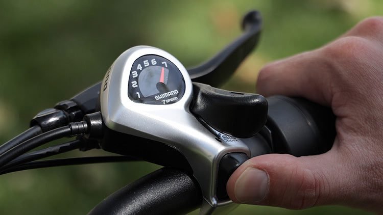Hiboy EX6 Step-Thru Fat Tire Electric Bike: Backlit LCD Panel