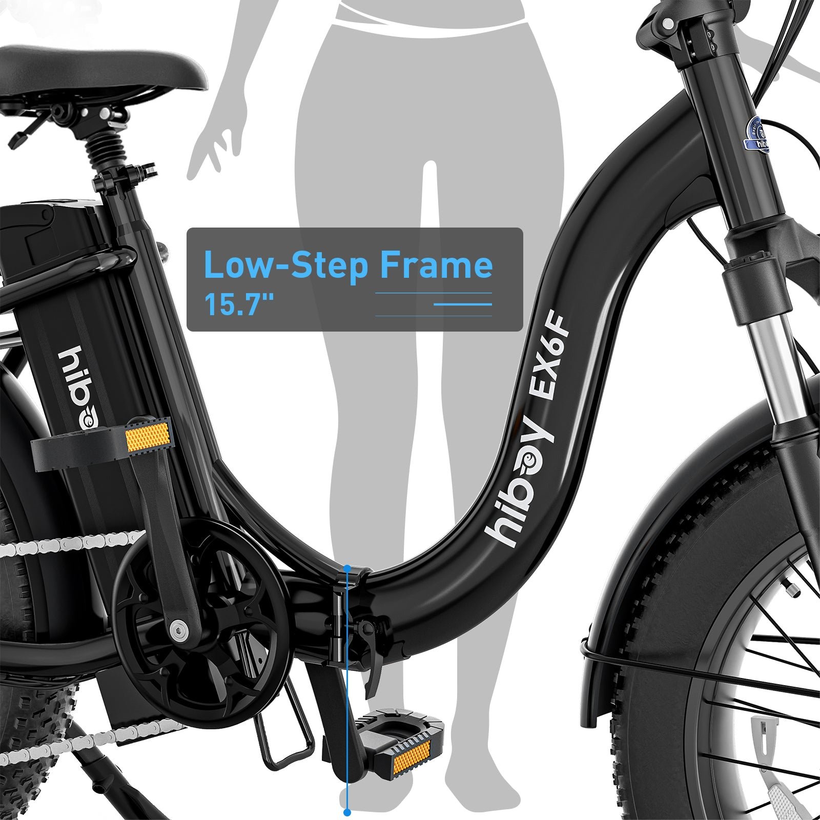 Hiboy EX6F Foldable Low-Step Electric Bike, photo 11