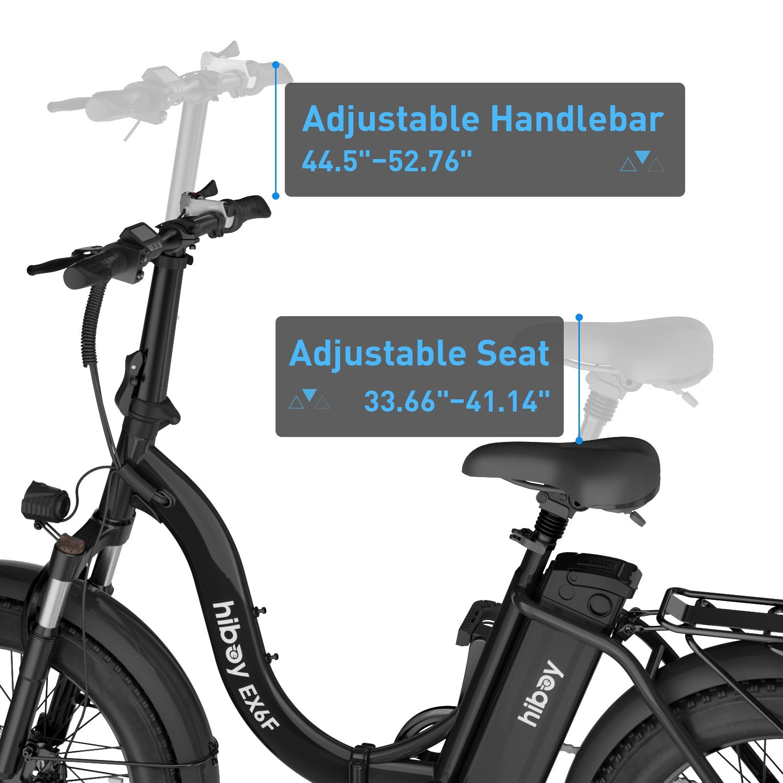 Hiboy EX6F Foldable Low-Step Electric Bike, photo 12