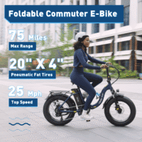 Hiboy EX6F Foldable Low-Step Electric Bike, photo 2