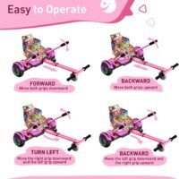 Hiboy HC-01 Hoverboard Seat Attachment hand controls for forward, backward and turns
