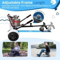 Hiboy HC-01 Hoverboard Seat Attachment with adjustable frame length