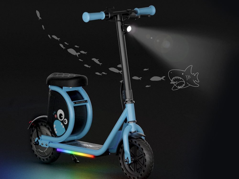 Hiboy Joy Haul Electric Scooter for Kids Ages 5-8: Glow & Go