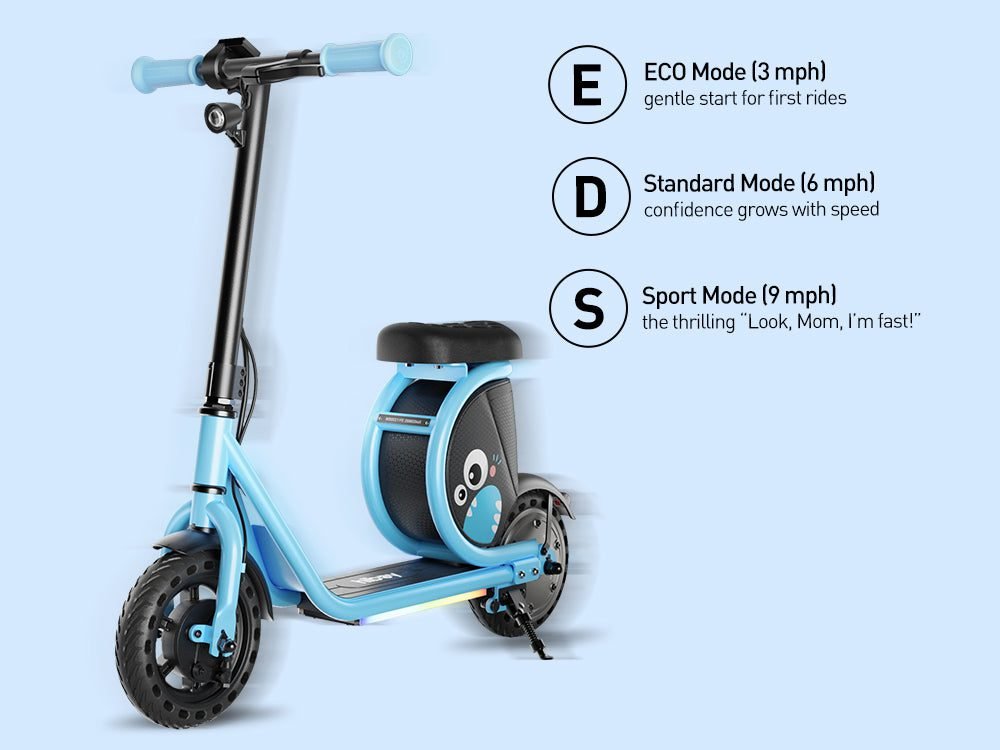 Hiboy Joy Haul Electric Scooter for Kids Ages 5-8: Three Ways to Play