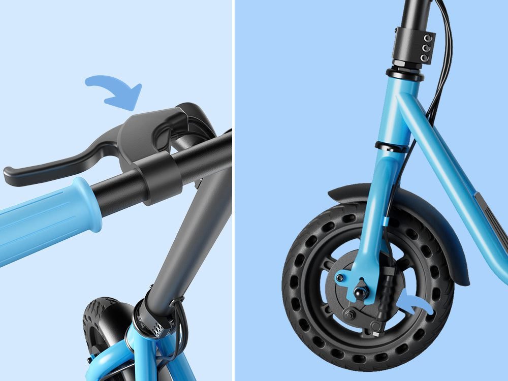 Hiboy Joy Haul Electric Scooter for Kids Ages 5-8: Triple-Safe Braking