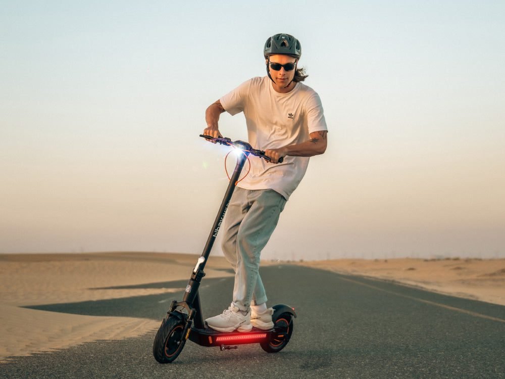 Hiboy MAX Pro Electric Scooter: Shine Bright on Night Rides