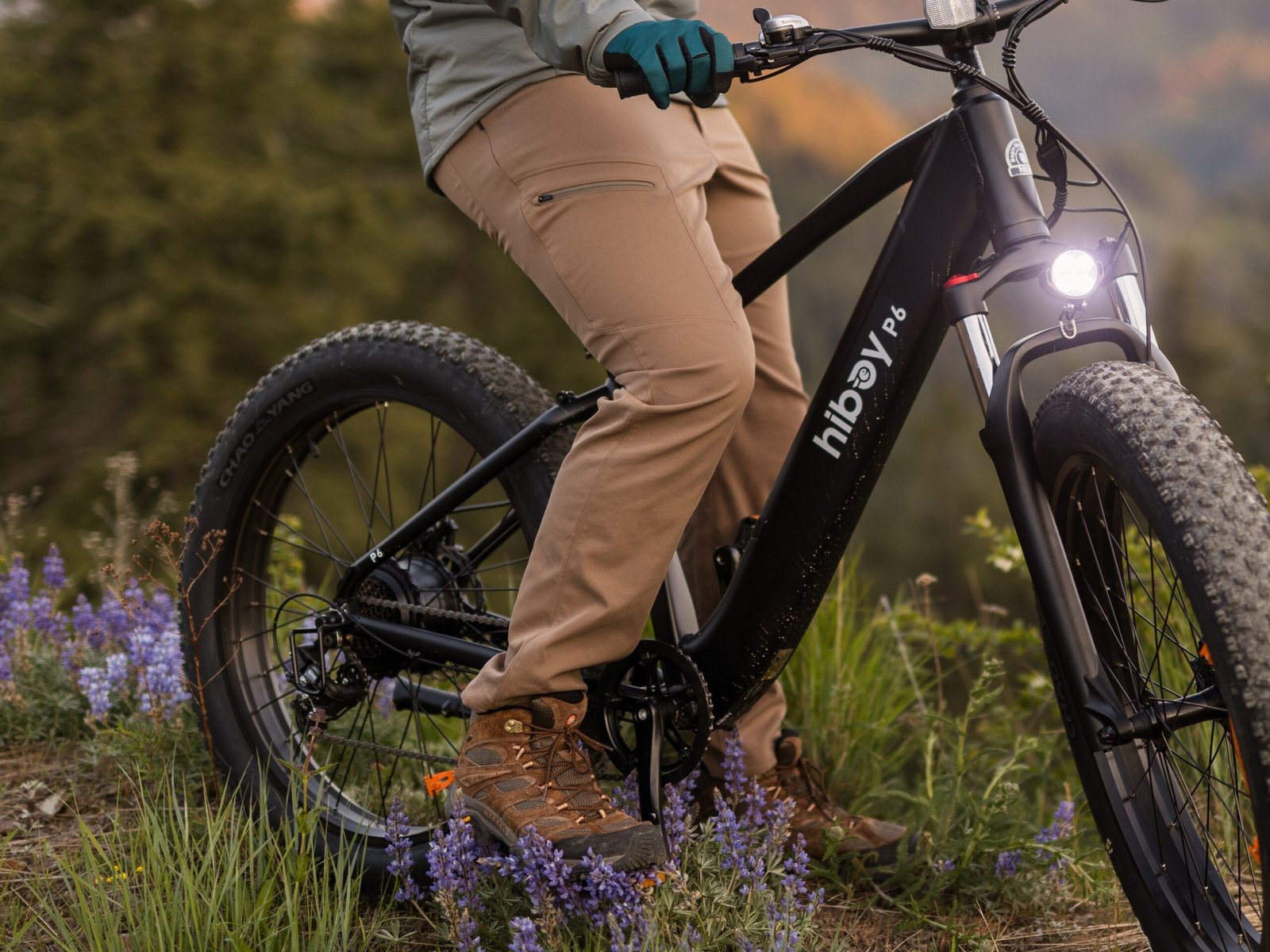 Hiboy P6 Fat Tire Electric Bike: 48V x 11.6Ah Removable Battery