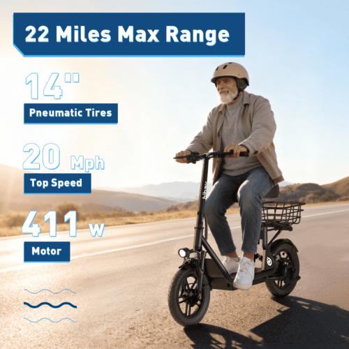 Hiboy Q2 Electric Seat Scooter for Adults, photo 2
