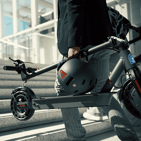 Hiboy S2 electric scooter, out riding