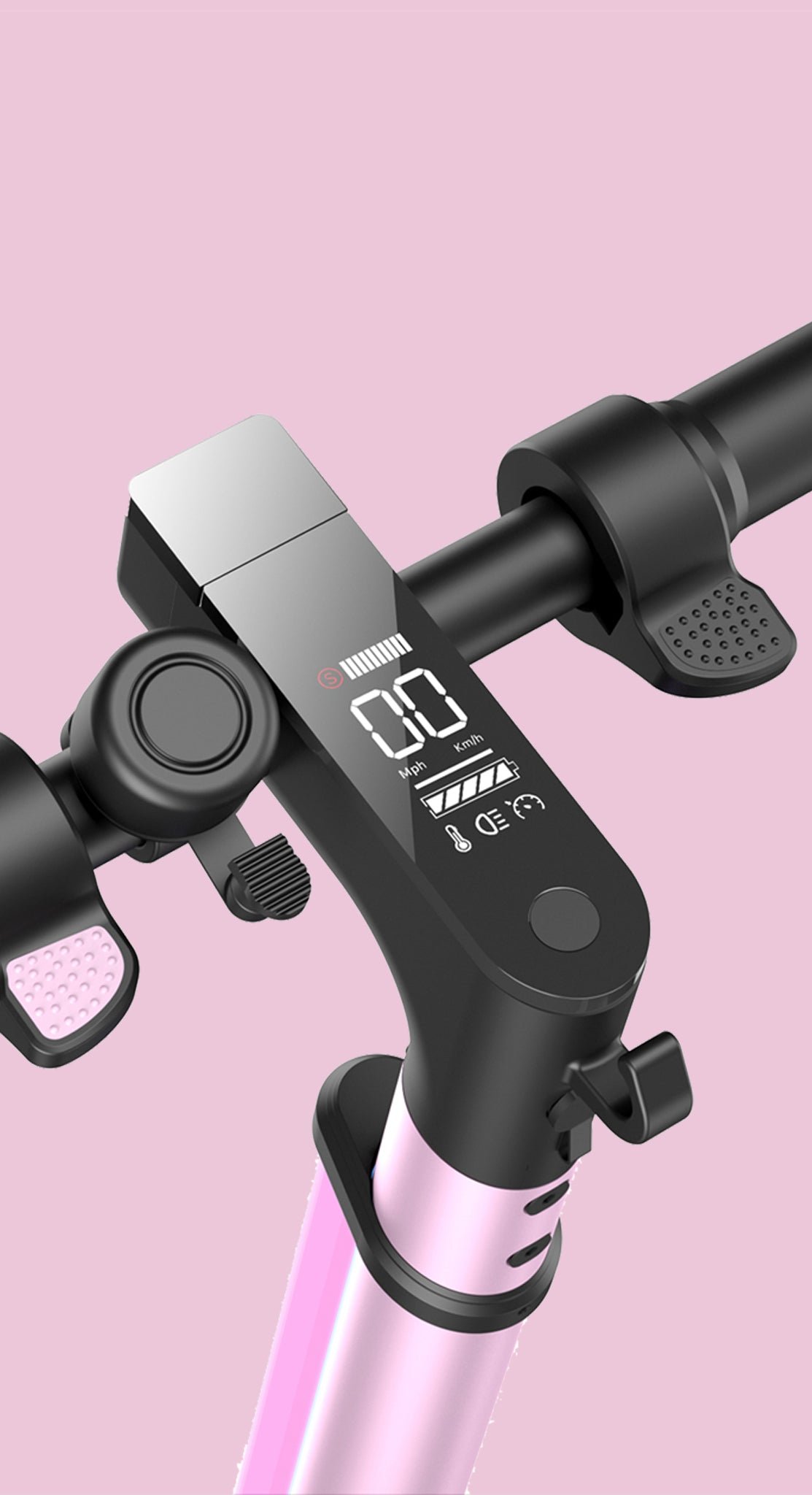 S2 Lite scooter: One-button dashboard