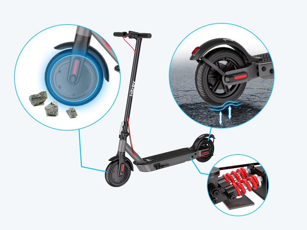 Hiboy S2 Nova: Hybrid tires and rear suspension