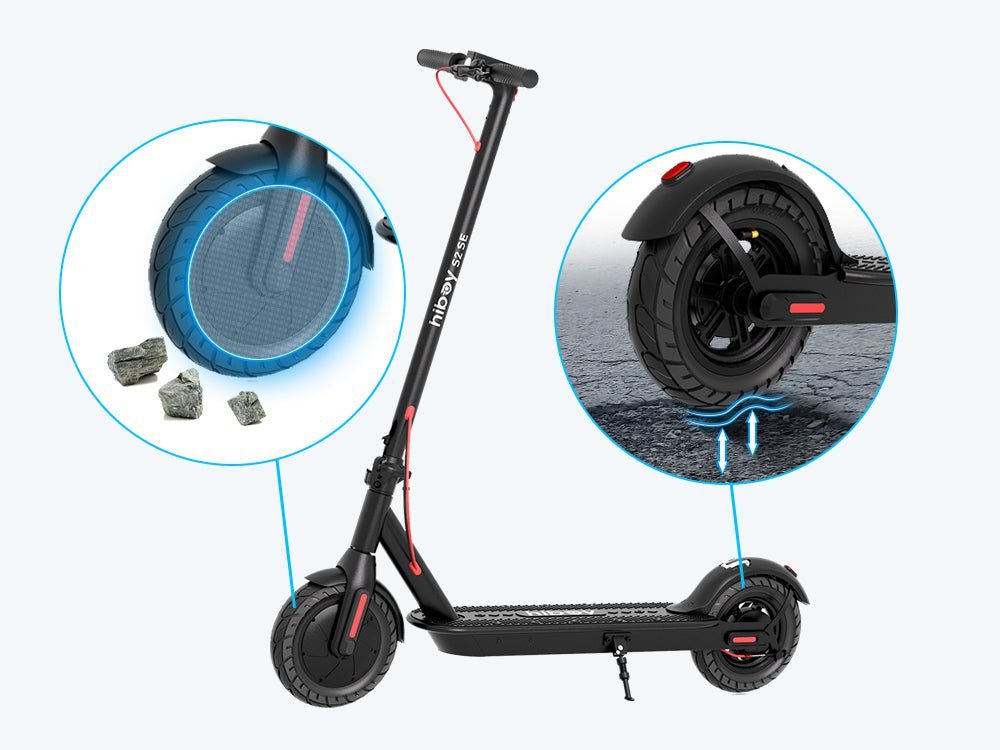 Hiboy S2 SE: Hybrid 10-inch tires